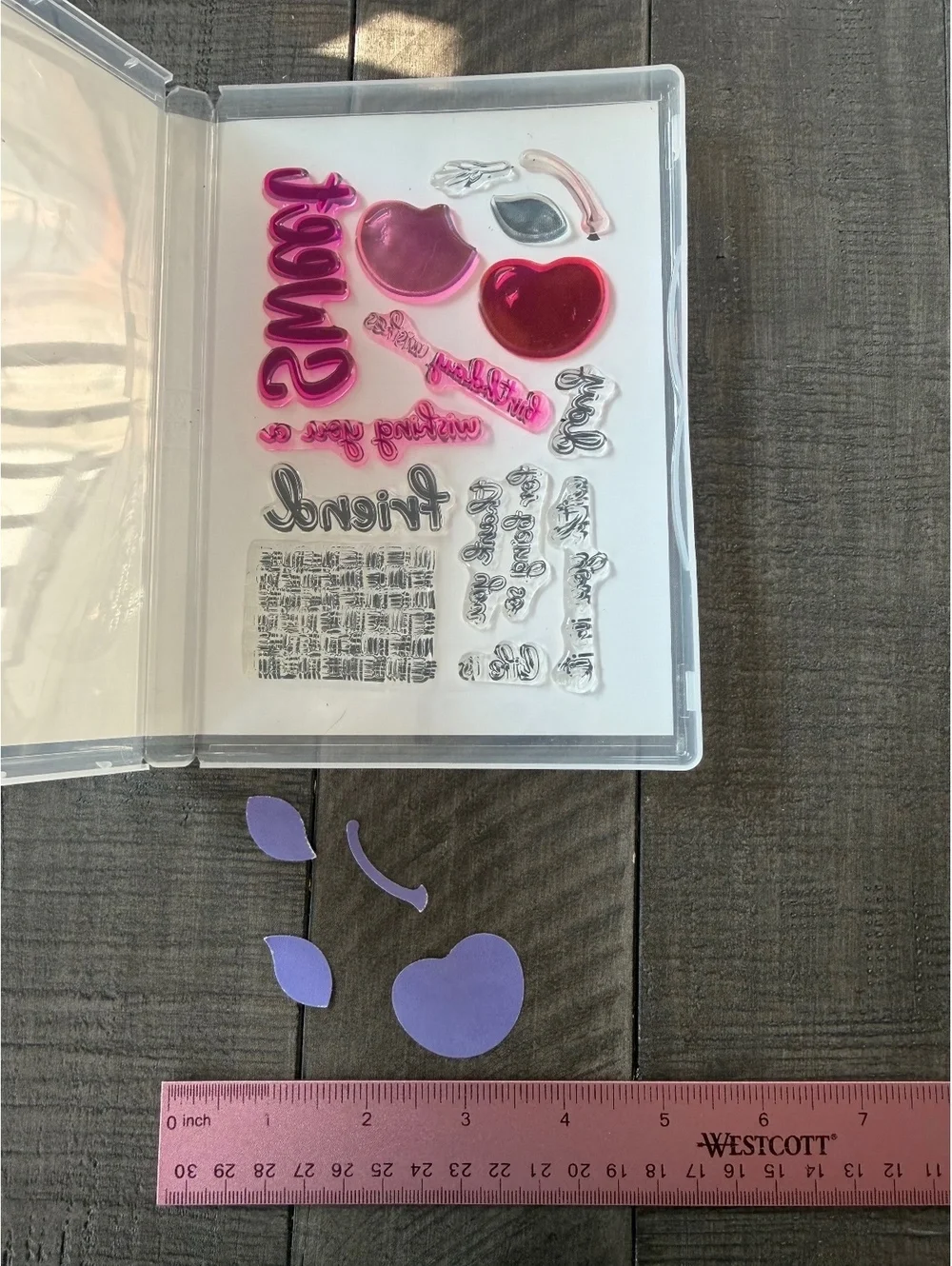 Stampin’ Up Sweetest Cherries stamp set with Cherry shape punch